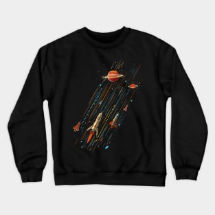 Space travel is cool Crewneck Sweatshirt